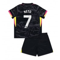 Camiseta Chelsea Pedro Neto #7 Tercera Equipación Replica 2024-25 para niños mangas cortas (+ Pantalones cortos)